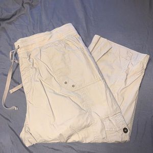 Khaki capris